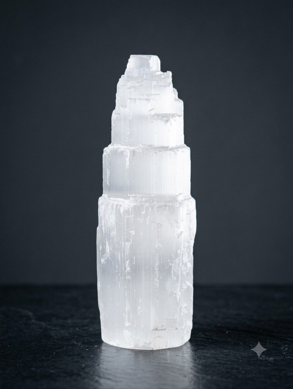 Tower Crystal Satin Spar Castle